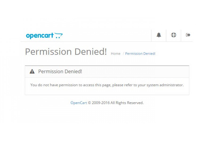 OpenCart Permission Denied error – how to easily fix it