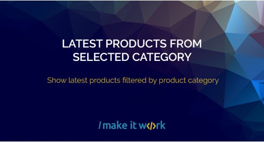 Latest Products From Selected Category